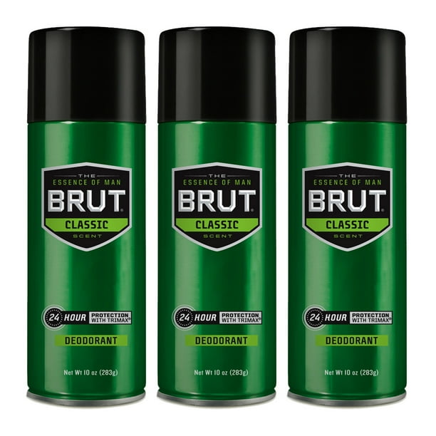 Brut Spray Deodorant. Regular Scent. FastActing and Long Lasting. Anti