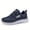 Dark Blue, variant on Comfort Men's Wide-Fit Athletic Sneakers - Easy Slip-On, Breathable Casual Running Shoes with Durable MD Sole for All Seasons