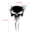 thumbnail image 4 of Punisher Skull Type Vinyl Car Decals Stickers Motorcycles Decoration, 4 of 7