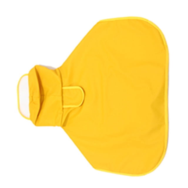 Revestir de perros con capucha transparente chaqueta de lluvia poncho para perros medios pequeños