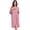Dusty Rose, variant on EA'S SECRET Women's Lightweight 100% Cotton Mid-Length Robe Zip Front Bathrobe 3/4 Sleeve Spa Kimono Robe Bridesmaid Bride Party Robes Sleepwear Bath Robes with Pockets(Blue,L)