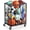 Black, variant on Garage Ball Rolling Storage Rack Large Capacity Basketball Holder with Elastic Rope [Hold 12-15 Balls][Easy to Take] Garage Sports Equipment Organizer cart with Wheels for Home, Outdoor Use