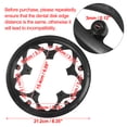 thumbnail image 3 of 48 Teeth 9.5cm 5 Holes Bicycle Bike Crankset Chain Wheel Cover Protector Wheel Cover Black, 3 of 8