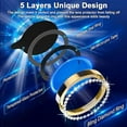 thumbnail image 3 of Camera Lens Protector For iPhone 11 12 13 14 15 Pro Max Mini 9H Tempered Glass Screen Protector Cover Film 14/15 Plus Metal Ring, 3 of 7