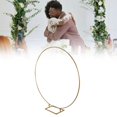 thumbnail image 3 of Metal Circle Arch Frame, Stable Prevent Corrosion Easy Installation Round Backdrop Stand Reusable Enlarged Base  For Party Decoration For Lawn, 3 of 8