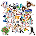 thumbnail image 4 of 35pcs Athletic Stickers Baseball Sports Stickers Team Stickers Field Stickers for Laptops Suitcases, 4 of 9