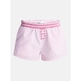 thumbnail image 5 of No Boundaries Cotton Boxer Shorts, 3" Inseam, Women's and Women's Plus XXS-4X, 5 of 5