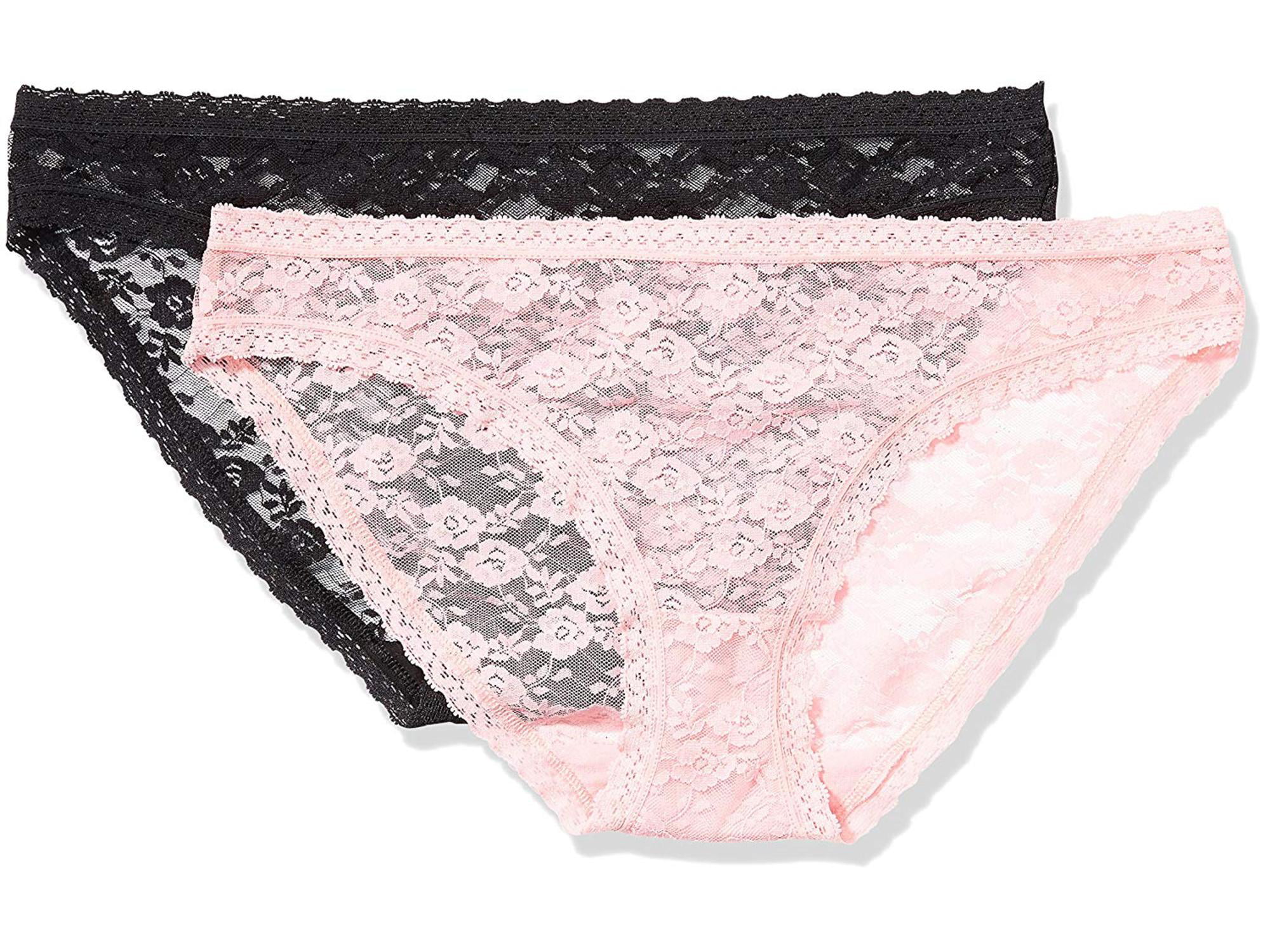 Iris & Lilly Womens Lace Thong Pack of 2 