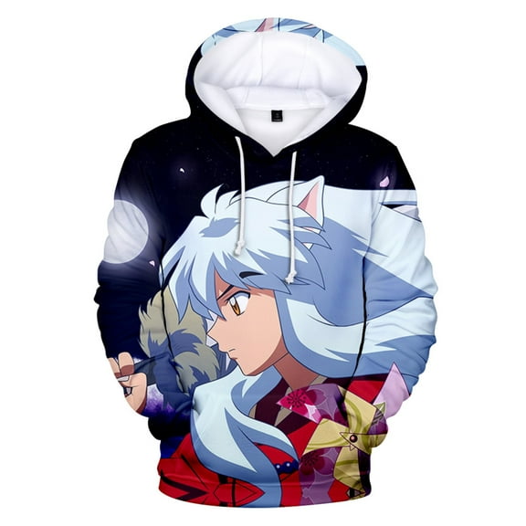 Inuyashas Hoodie Sweatshirts Men/Women Autumn Winter Hooded Tops Fashion Cartoon Anime Hoodies