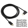 thumbnail image 5 of Right Angled Type C Cable Male to Male Fast Charging Cord 10Gbps Data Transfer Speed Power Delivery Cable for Phone, 5 of 7