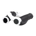 thumbnail image 2 of 1 par de nuevos puños protectores ergonómicos para manillar de bicicleta, blanco Sunnimix Puños de manillar de bicicleta, 2 of 8