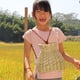 thumbnail image 4 of de bambú tejida Maceta Florero Granja Almacenamiento portátil con organizador de cuerdas de picnic para Hogar Cocina Fruta Vegetal 10x14cm Gloria Cesta tejida a mano, 4 of 9