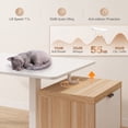 thumbnail image 6 of 63" Electric Standing Desk with 3 Memory Heights and 2 Hanging Hooks, Adjustable Height Sit Stand Home Office Desk,White, 6 of 8