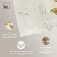 thumbnail image 4 of Mariposas A Volar Canvas Elegant White Gold Wall Art by Art Remedy, Gallery Wrapped, 20" x 20", 4 of 7