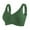 Green, variant on Women's Minimizer Bra – Full Coverage, Plus Size, Anti-Sagging, Supportive, Wireless, Brick Red L