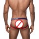 thumbnail image 2 of WILLBEST Pantalones Cortos Casuales para Hombre, Calzoncillos Sexis de Banda para Hombre, Bragas Lisas de Cintura Baja, Tangas con Espalda En T, Tanga, 2 of 5