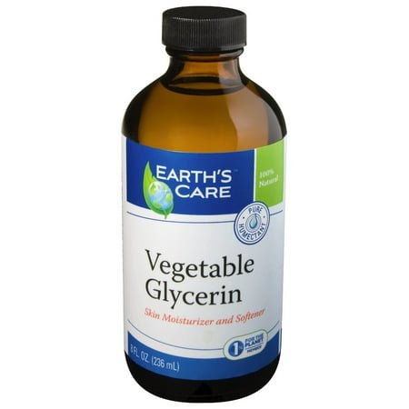 Vegetable Glycerin 100% Pure & Natural Earth's Care 8 oz Liquid