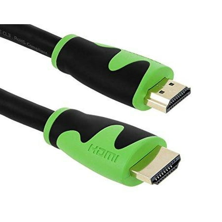 Ethernet Hd Audio 8 Channel (FORSPARK Ultra High Speed HDMI Cable 8Feet(2.5m) with Ethernet- 26AWG HDMI 1.4 - 2.0 Professional - 3D -4k- Full HD 1080p - Audio Return Channel (ARC) - 24k Gold plated)