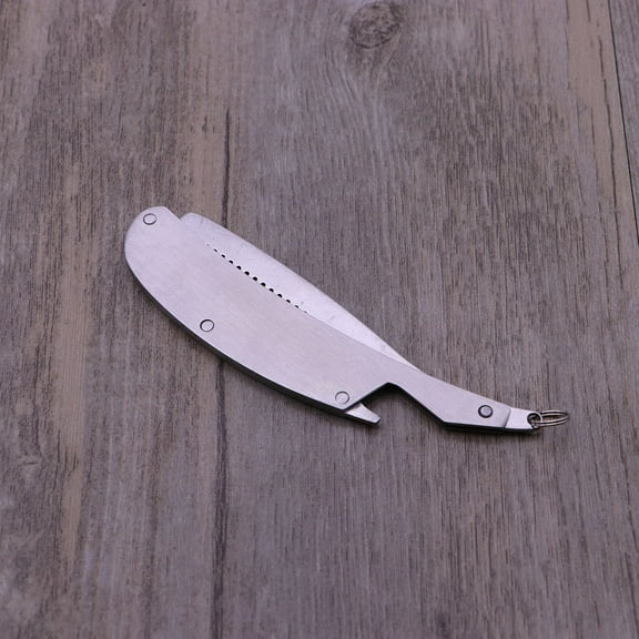 Topbathy Silver Mustache Brush and Beard Comb Set Stainless Steel Anti Static Lightweight