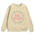 thumbnail image 4 of Wxolcjlv Toddler Girls Sweatshirts Letter Printed Round Neck Hooded Sweatshirt With Pocket Casual Fashionable Long Sleeve Pullover Tops,3-4 Years, 4 of 4