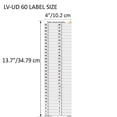thumbnail image 2 of LV Upside Down Inverse Fuse Box Circuit Breaker Panel Directory Labels/Decals/Stickers for All Electrical Panel/Load Centers (Inverse 60 Circuits 2 Pcs), 2 of 5