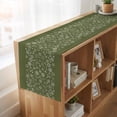 thumbnail image 6 of Table Runners 70 Inches Long Dress Scarves, Japanese Farmhouse Coffee/Dining/Kitchen Table Decor, Holiday Table Runner, Green Rustic Retro Pastoral Floral Leaves 13x70 Inch, 6 of 9
