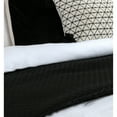 thumbnail image 3 of Kahn 26 Inch Hand Stitched Standard Pillow Sham, Cotton Fill, Matte Black, 3 of 5
