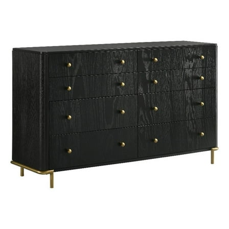Arini 8-drawer Dresser Black
