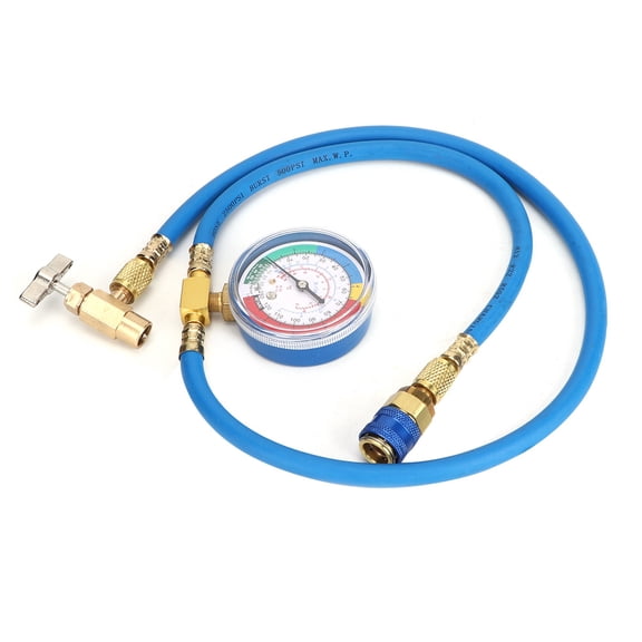 R134A Recharge Measuring Hose Can Tap Gauge Refrigerant Charging Pipe