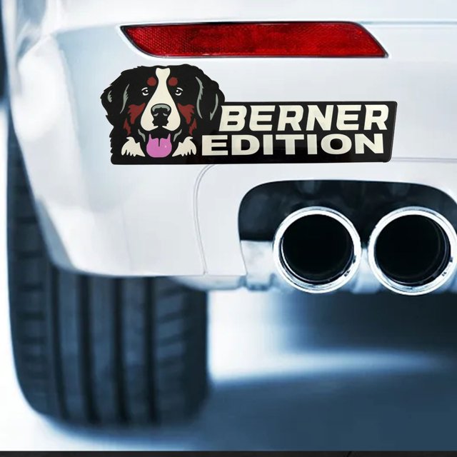 Meitianfacai Dog Car Badge Cutting Car Emblem, 3D Badge Automotive Decals Stickers for Car Truck Rv Boat Exterior Decoration, Car Exterior Emblems Badge