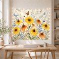 thumbnail image 5 of Floral Garden with Vertically Oriented Arrangement, Nostalgic Vintage for Botanical Art Lovers, Wall Decor, Mother'S Day Gift, Tapestry Wall Hanging for Dorm and Living Room, 5 of 7