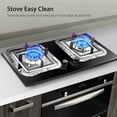 thumbnail image 1 of 40Pcs Aluminum Foil Gas Top Disposable Bib Liners Stove Covers, 1 of 8