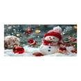 thumbnail image 3 of Christmas Garage Door Banner 16x7ft Large, Outdoor Holiday Decor with Grommets for 2 Car Garage, Fence, Porch and Church Events, 3 of 5