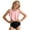 1-Light Pink51, variant on Toddler Girls Two-Piece Swimsuit Beach Bathing Suit Solid Tankini Set, Sizes 8-9