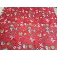 thumbnail image 5 of Women Dressmaking Material Indian Floral Print Fabric Red Floral Cotton Running, 5 of 6