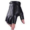 thumbnail image 1 of Guantes sin dedos de piel sintética para conducir, para deportes al aire libre, de medio dedo, para motocicletas, ciclismo, escalada, fitness, gimnasio, hombres, mujeres y adolescentes (xl), 1 of 4