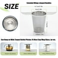 thumbnail image 3 of WWS-2 Pcs Infuseur à Thé en Maille Extra Fine avec Couvercle/plateau d'Égouttement pour Thé en Vrac Rooibos, Filtre à Thé en Acier Inoxydable 304 avec Grande Capacité et Poignées Allongées, Compatible avec Tasse Pot Tasse, 3 of 4