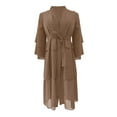 thumbnail image 5 of XXWXYD Girls Musli𝗆 𝖨slamic Dress for Children Chiffon Abaya 𝖣ubai Kaftan Prayer Dress Full Length Robe, Modest Traditional Casual Daily Wear for Kids 𝖨slamic Dress, 5 of 5