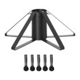 thumbnail image 4 of Soporte de Base de metal BLESIY para árbol de Navidad Artificial negro, 4 of 8