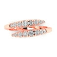 thumbnail image 2 of Clara Pucci 14K Rose Gold Eternity Wedding Bridal Engagement Promise Anniversary Ring Band - 0.235Ct Solid Gold, 2 of 7