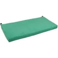 thumbnail image 4 of Blazing Needles 963X19-MS-EM 63 x 19 in. Solid Microsuede Bench Cushion, Emerald, 4 of 10