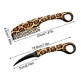 thumbnail image 2 of C-351 M Multi Tool Stainless Steel Comb Knife Portable Creative For Outdoor Camping Survival Utility #kQ7D7, 2 of 6