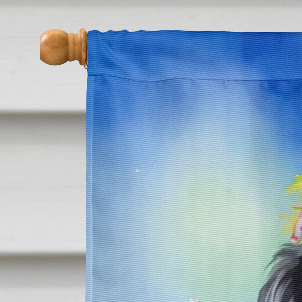 Cocker Spaniel Easter Egg Hunt House Flag 28 in x 40 in