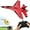 Red, variant on 2026 New Remote Control Airplane, Gravity Glider Foam RC Fighter 360° Remote Control Glider Airplanes with Lights Airplane Model (Yellow)