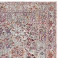 thumbnail image 5 of SAFAVIEH Valencia Autumn Distressed Oriental Polyester Runner Rug, Ivory/Red, 2'3" x 8', 5 of 7