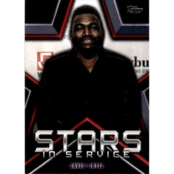 2021 Topps Stars in Service Baseball David Ortiz Boston Red Sox #SIS-20