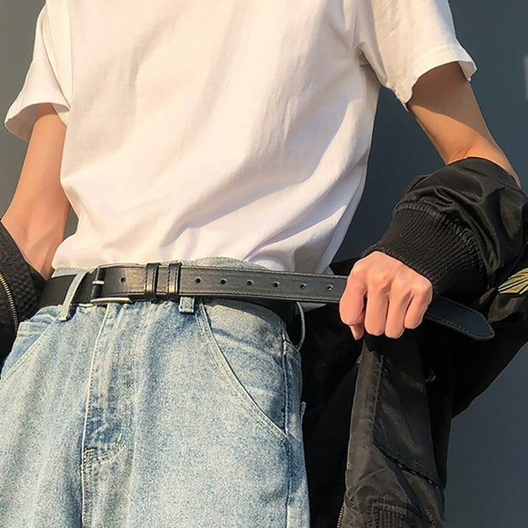 Dress Belts For Men Mens Belt For Suits Jeans With Prong Buckle