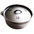 thumbnail image 1 of CampMaid 12" Pre-Seasoned 7 Quart Dutch Oven Without Legs, 1 of 4