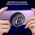 thumbnail image 6 of Magnetic Semiconductor Phone Cooler, Ultra-Thin RGB Gaming Cooler With 3-Speed Adjustment, 5V/2A Portable Heat Sink Fan For IPhone Android Mobile Phone, Compatible With MagSafe For PUBG Mobile Gaming, 6 of 8