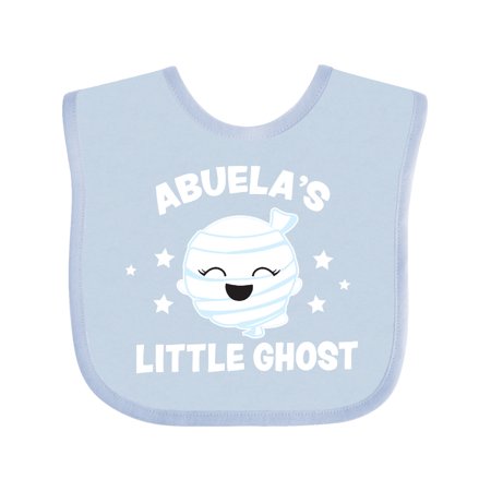 

Inktastic Cute Abuela s Little Ghost with Stars Gift Baby Girl Bib